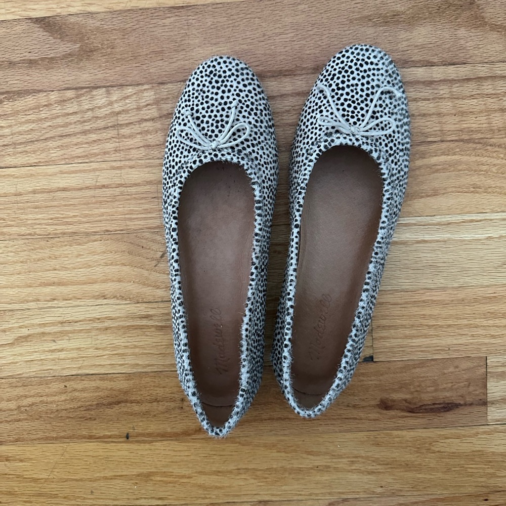 Madewell Adelle Ballet Flat Animal Print